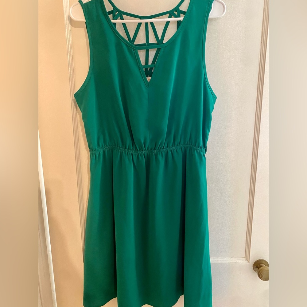 Emerald Green Women’s Dress Strapless Medium